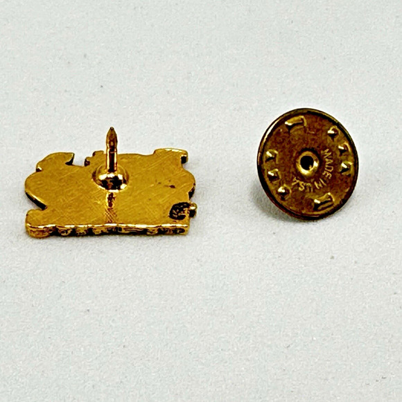 Thank God for‎ Teachers Pin Brooch Apple Red Gold Tone Lapel Religious - Picture 4 of 9